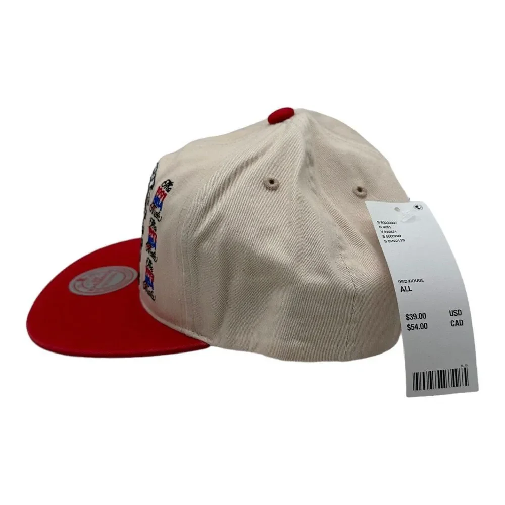 Mitchell & Ness‎ Chicago Bulls Back To Back 3 Champs Deadstock Snapback Hat NEW